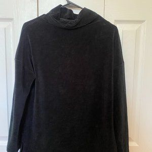 Black Cowl Neck Sweater